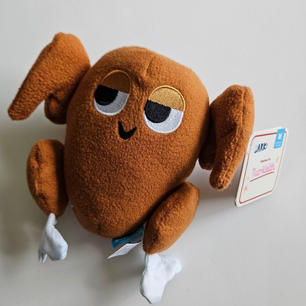 Barkbox dog toy Turkeith turkey Thanksgiving NWT